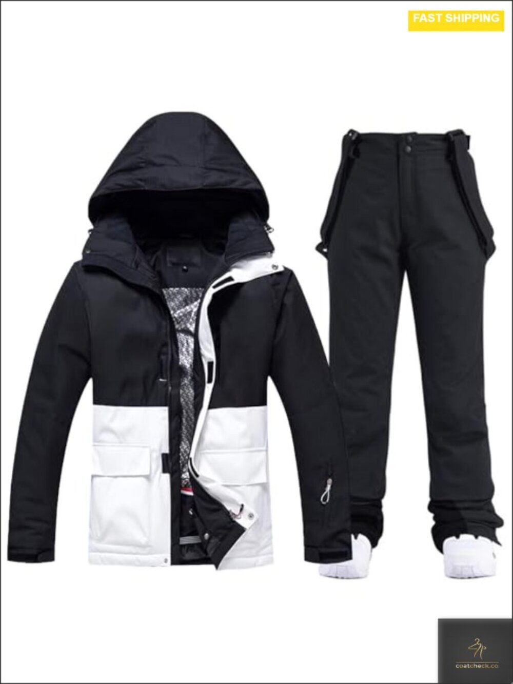 Women's Insulated Ski Suit Waterproof Snowsuit Jacket and Pants